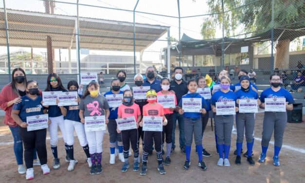 ARRANCA TORNEO INFANTIL DE SOFTBOL EN LA MUNICIPAL